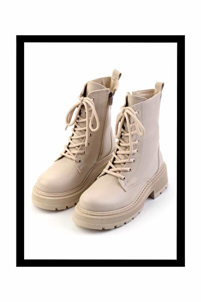 Bambi Bej Kadın Bot & Bootie K02179771009