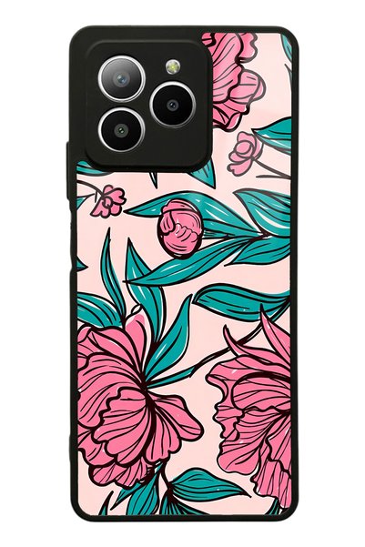 Spoyi Omix X7 Fuchsia Floral Design Glossy Phone Case