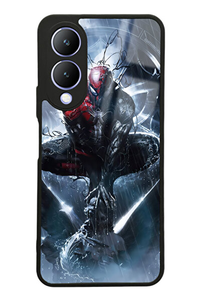 Spoyi Vivo Y17s Spiderman Tasarımlı Glossy Telefon Kılıfı