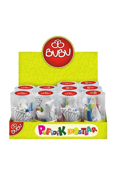 Bubu Bu-bu Pufidik Dostlar +4 Adet Boyama Kalemi Pvc Kutu 6093