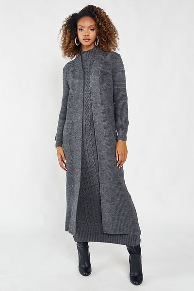 Hopoi Hop9092 Model Women's Maxi Cardigan
