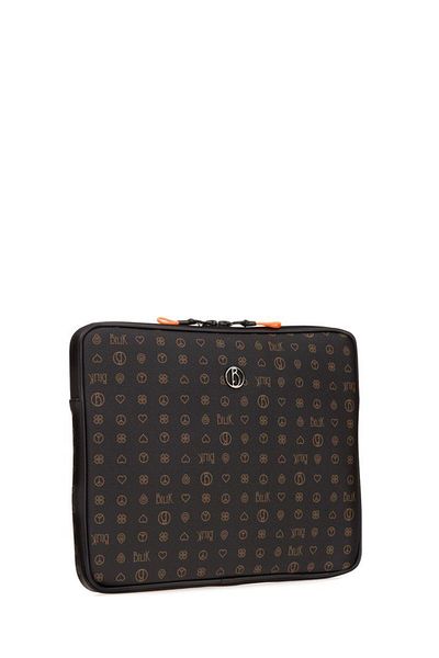 Bilik Deri Μονόγραμμα Μαύρο Unisex Laptop & Χαρτοφύλακας Tablet-mn 12"