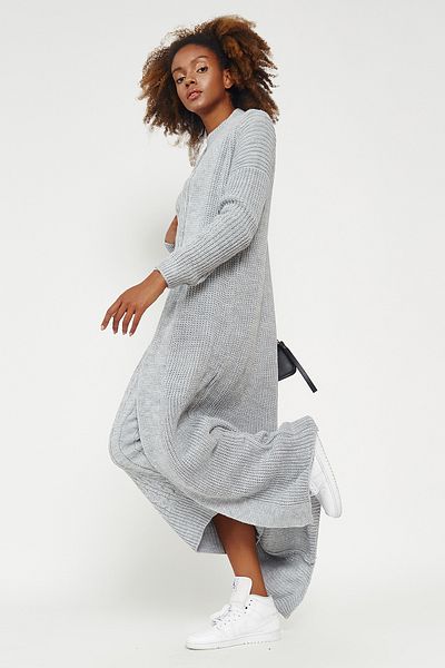 Hopoi Hop9092 Model Women's Maxi Cardigan