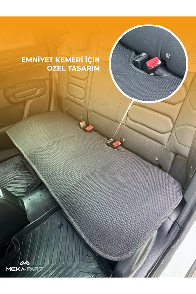 TREND Meka Part Car Seat Rug Single Car Rug Universal Case 1 Piece Sleeping Mat for Rear Seat