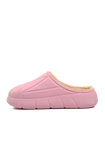 AYAKMOD 712 Pink Fur Inside Women's Home Slippers