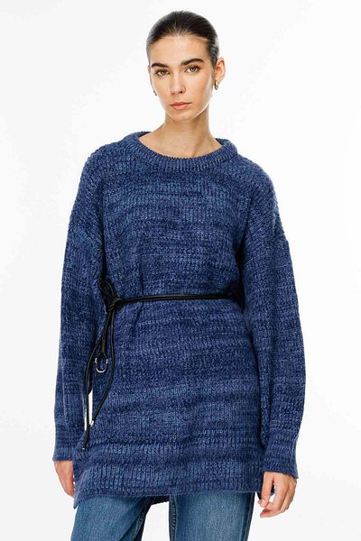 Hooopstore Pulover de bază bleumarin