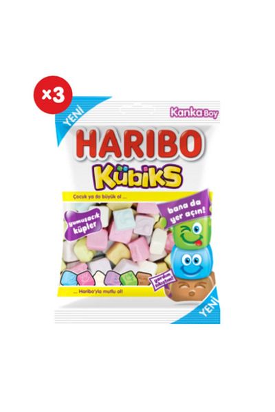Haribo 80 Gr Cubic - Set of 3