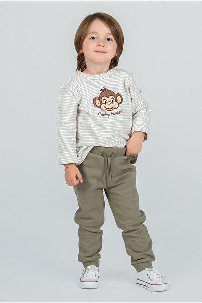 Kyron طقم بنمط مريح ولطيف للأولاد - طقم علوي سفلي - مناسب للاستخدام اليومي