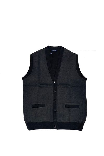 dcn giyim 1985 Ateş Steel Knitted Vest-A25