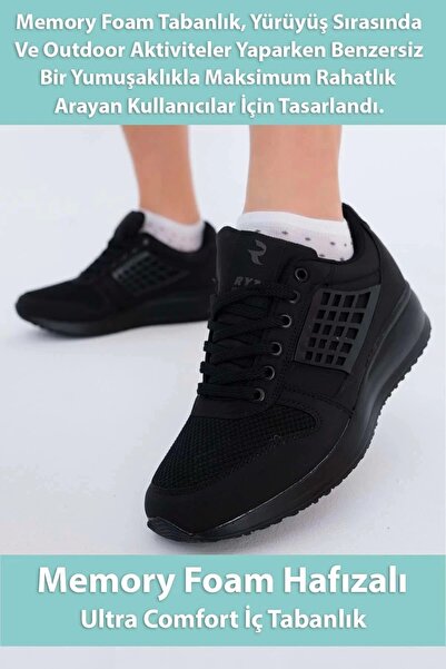 Supermark Ryt Roma Ultra Comfort Memory Daily & Running Black Women's Sports ...