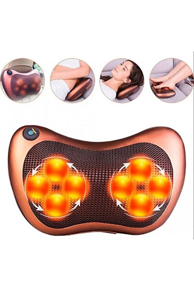 Tastech MASAJ YASTIGI BOYUN SIRT BEL AYAK KOL ISITMALI YOGURMALI YASTIK OFİS EV ARABA EV VE ARAÇ ADAPTÖRÜ