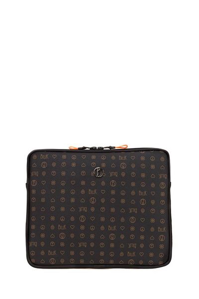 Bilik Deri Μονόγραμμα Μαύρο Unisex Laptop & Χαρτοφύλακας Tablet-mn 12"