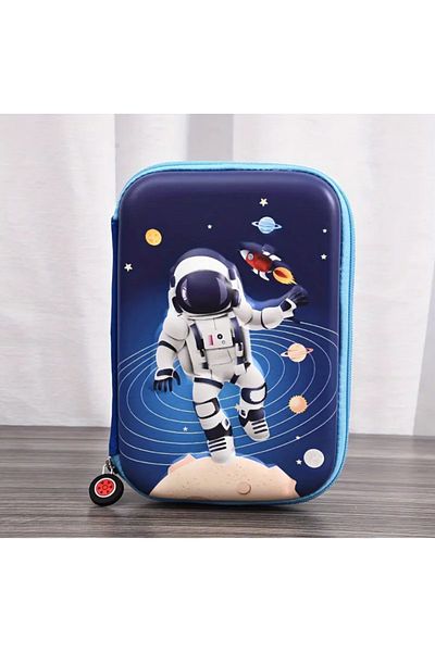 SYNOPE Suport pentru creion pentru băiat, cu capacitate mare, cu dimensiuni 3D, pentru astronaut, pentru extratereștri