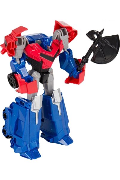 Cango T-warrior Metal Gövdeli Oyuncak Robota Dönüşebilen Araba Transformers Optimus Prime