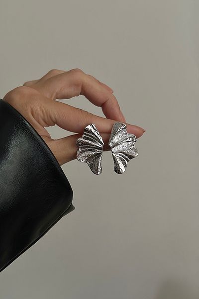 Okko Store Mini Leaf Earrings Without Stones