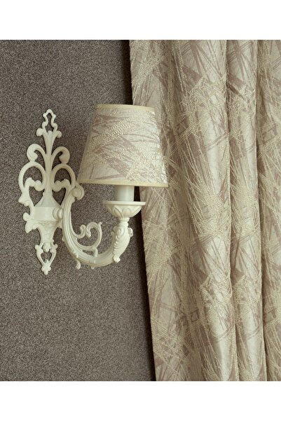 MASSARELLI بوش شمعدان فردي كريمي كريمي منقوش