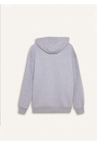 DeFacto Φούτερ Comfort Fit Comfortable Fit με κουκούλα και μαλακό φούτερ με φερμουάρ στο εσωτερικό