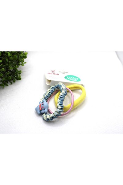 Tezcan Aksesuar Συσκευασία με 3 χαριτωμένες λαστιχένιες αγκράφες