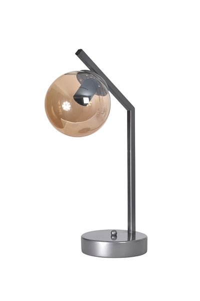 Modavize Luxury Modern Design Design Wired Gray Color Metal Honey Glass Lampshade Night Light Table Lamp