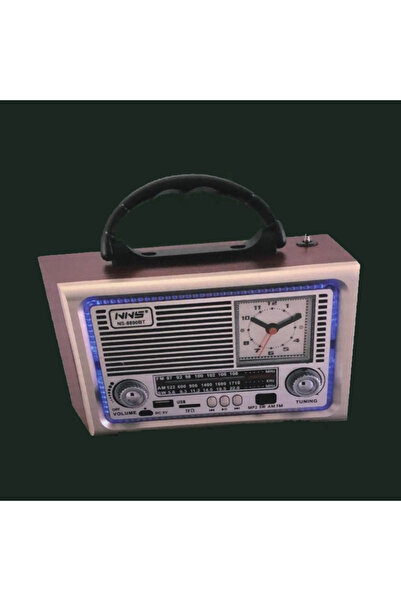 Mi7a NOSTALJİK RADYO BLUETOOTH HOPARLÖR SD KART USB GİRİŞLİ ŞARJLI FM RADYO