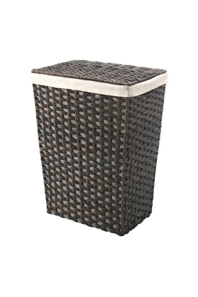 Whitmor سلة غسيل من سبليت راتيك مع بطانة وغطاء