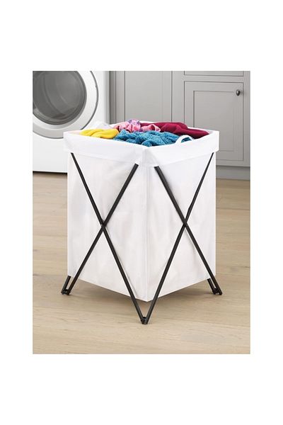 Whitmor Folding Rectangular Laundry Hamper