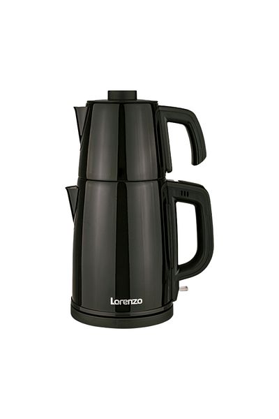 Lorenzo Teazen 2000W Black Steel Electric Tea Maker
