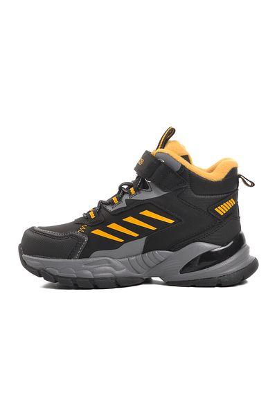 pepino 1807-F Black-Cat Yellow παιδικές μπότες εξωτερικού χώρου
