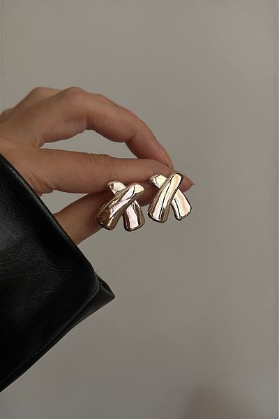Okko Store Stoneless Model Mini X Earrings