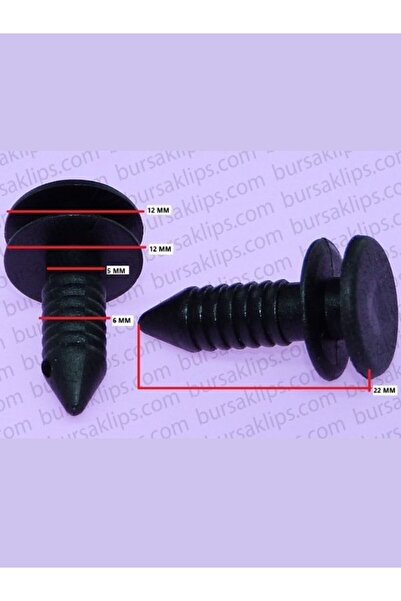 bursaklips مشبك معزول للصدر W701194 (5 قطع)