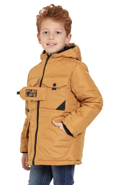 My Hanne Boy's Hooded Coat with Pockets 4223