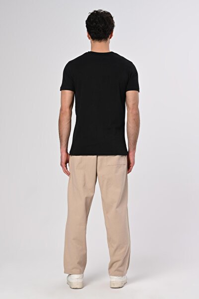 Dembu Sabır Zafer Tasarım Bisiklet Yaka Siyah Pamuk T-shirt 22'