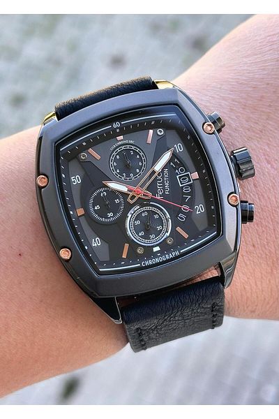 Ferrucci Leather Cord Men's Wristwatch