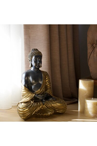 Deart İstanbul Büyük Buda Heykel 40x31 Cm.