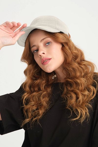 robanu Stone Color Adjustable Velcro Stamped Sports Cap - Baseball Cap