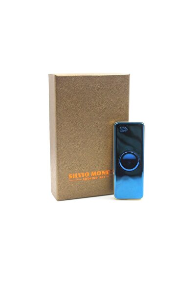 Silvio Monetti Mavi Şarjlı Usb Çakmak Smc414usr003