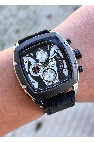 Ferrucci Leather Cord Men's Wristwatch