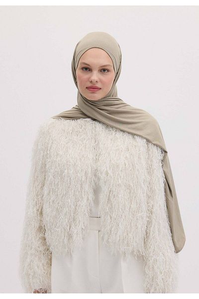 Fresh Bamboo Combed Shawl Cold-Proof Correct Rat (Gray) with