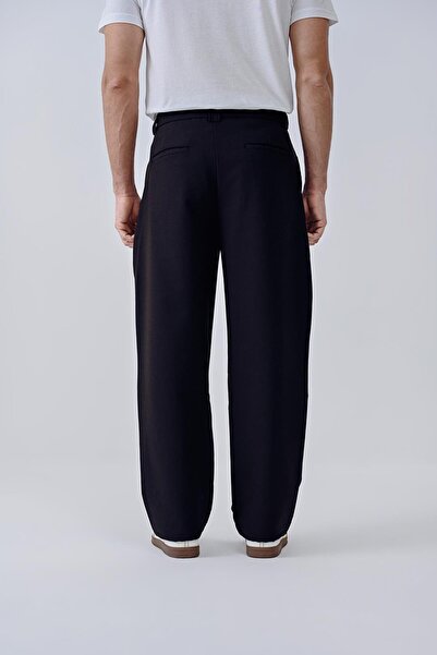 Dembu Lacivert düz kumaş pantolon