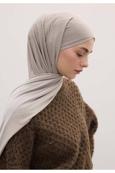 Fresh Silver Bamboo Peneş Shawl