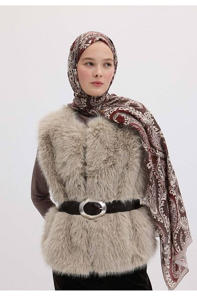Fresh Asenath Patterned Shal - Smoked
