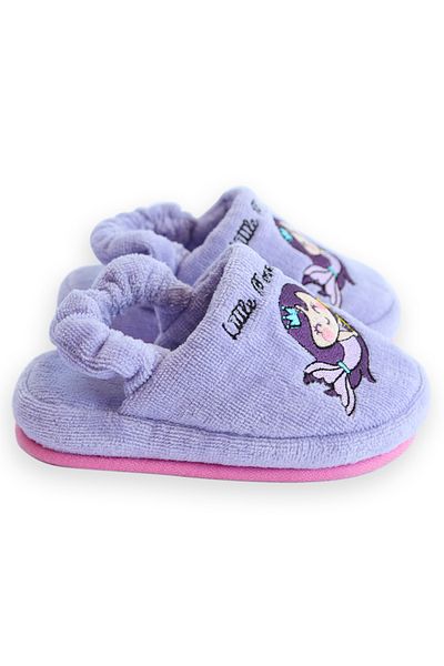 Milk & Moo Milk&Moo Malá mořská víla Hausschuhe - 4-5 let Lilac, 100% Baumwolle