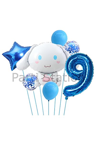 Parti Station Sanrio Kuromi Cinnamon 9 Yaş Balon Set Anime Hello Kitty Kuromi...