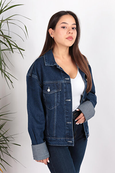 LACARINO 7648 Jachetă Jean de damă