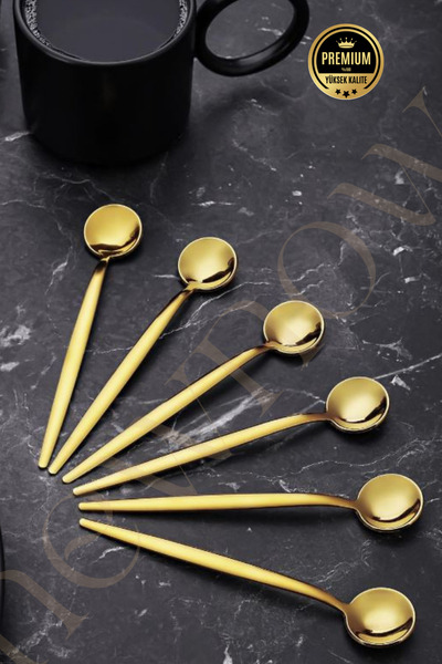 NEWNOW Neva Paslanmaz Çelik Çay kaşığı , 6 kişilik