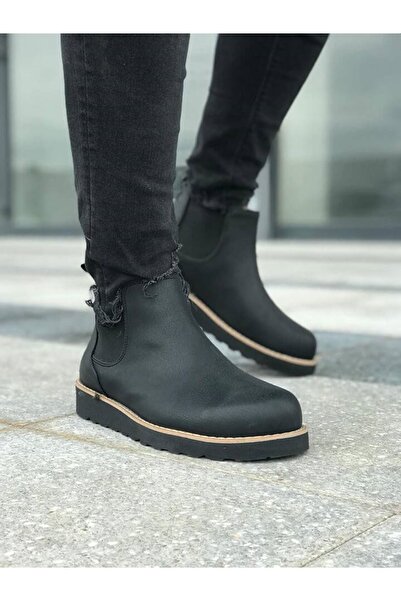 Chekich Μαύρα ανδρικά μποτάκια & μποτάκια CH045