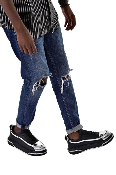 Chekich Ch241 Cst Signature Line up Men's Shoes Black/Silver