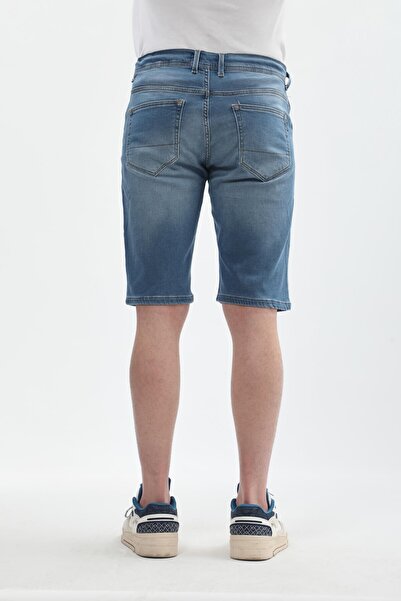 BANNY JEANS Erkek Likralı Bağcıklı Jean Şort
