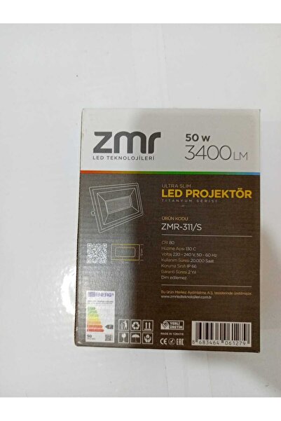 Genel Markalar 50w led projöktör,siyah kasa beyaz ışık 50w led projöktör,zmr 50w led projöktör