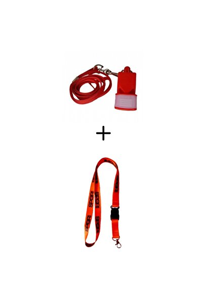 Spor ve Yaşam Düdük Askı Ipi + Black Ipli Düdük Hakem Düdüğü, Antrenör Düdüğü...